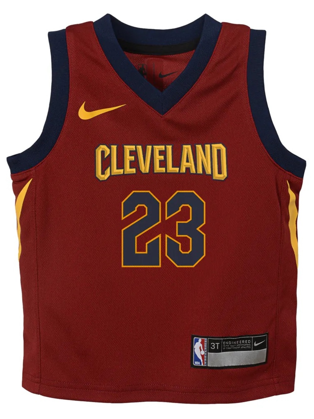 Toddler Cleveland Cavaliers LeBron James Nike Maroon Jersey Icon Edition